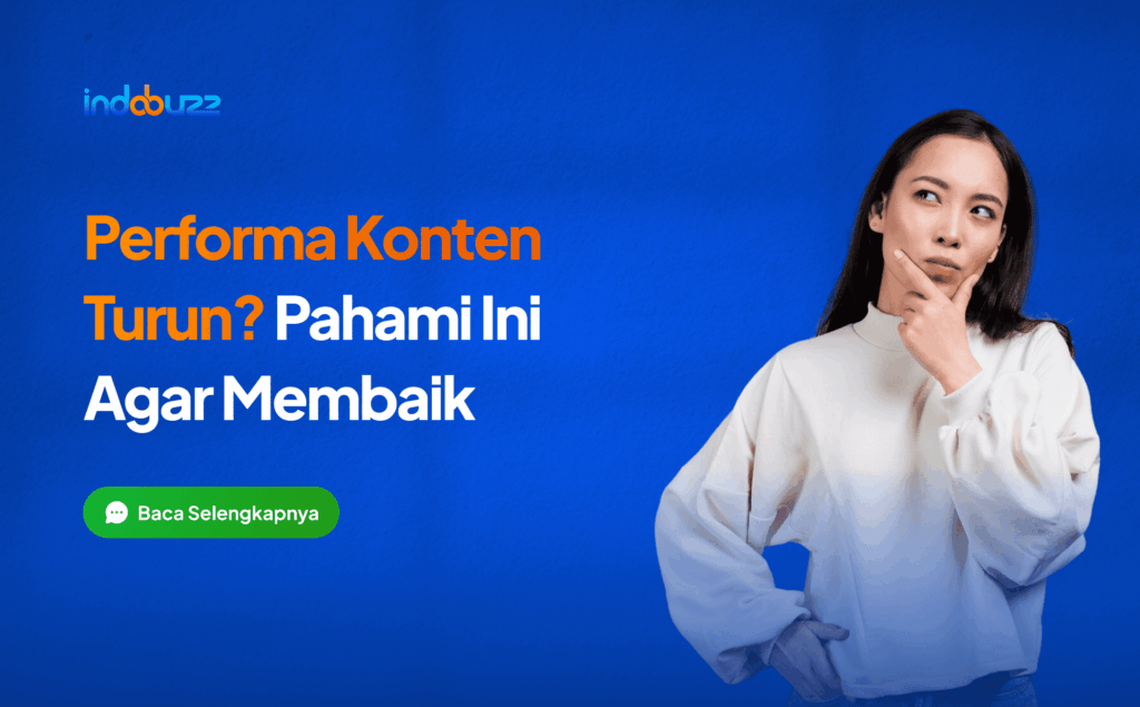 performa konten turun
