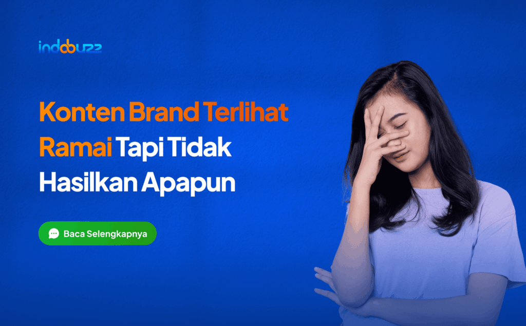 konten brand terlihat ramai