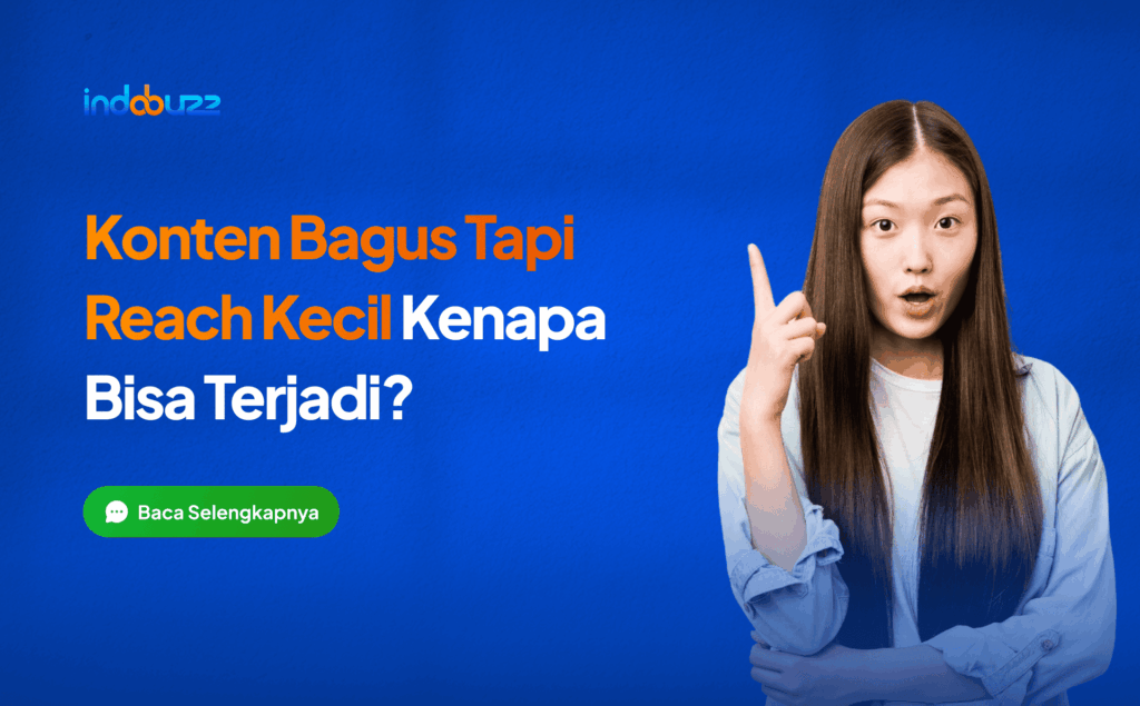 konten bagus tapi reach kecil