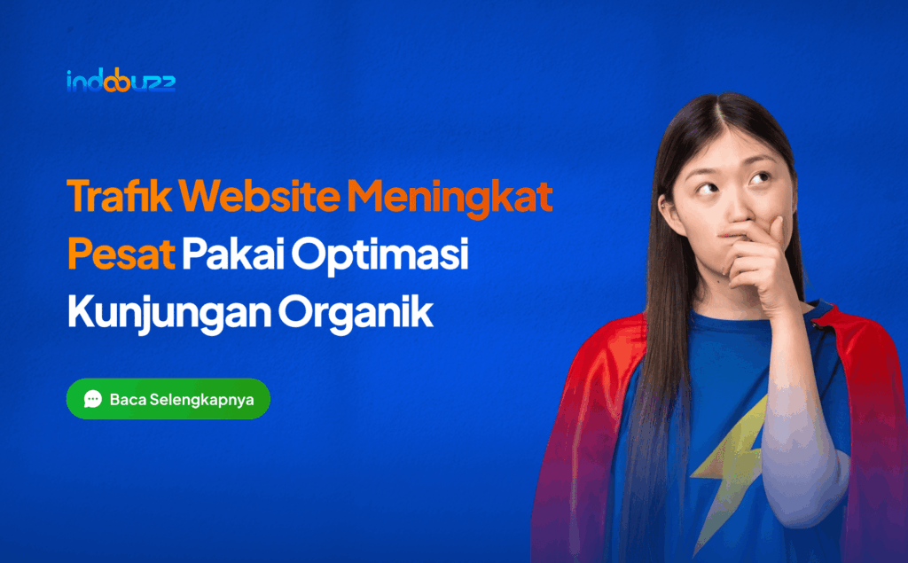 Trafik website naik pesat pakai optimasi kunjungan organik