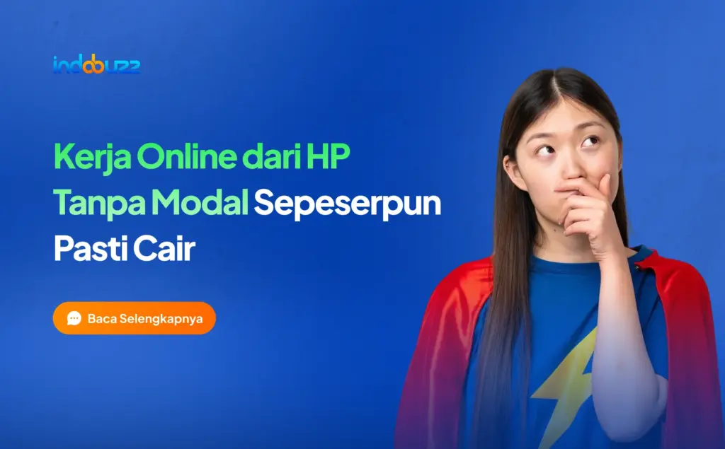 Kerja online dari hp tanpa modal sepeserpun pasti cair